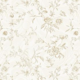 Peel and Stick Wallpaper Floral Vintage Stick on Wall Paper Beige French Textured Contact Paper for Cabinet Removable Self Adhesive Wallpaper Vin