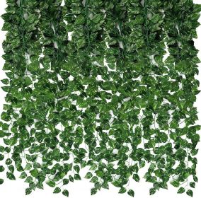 Fake Vines for Room Decor 24 Pack 168ft Artificial Ivy Greenery Garland for Bedroom Wall Decor