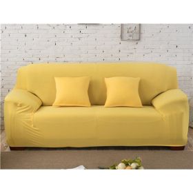 Solid Corner Sofa Covers Couch Slipcovers Elastica Material Sofa Skin Protector Cover Sofa Armchair (Option: 19-Quadruple seat)